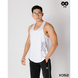 Áo Ba Lỗ Nam Form Rộng X9 Thể Thao In Thương Hiệu X9 Tập Gym Chạy Bộ Vải Dệt Kim - X9 Sportswear - X052