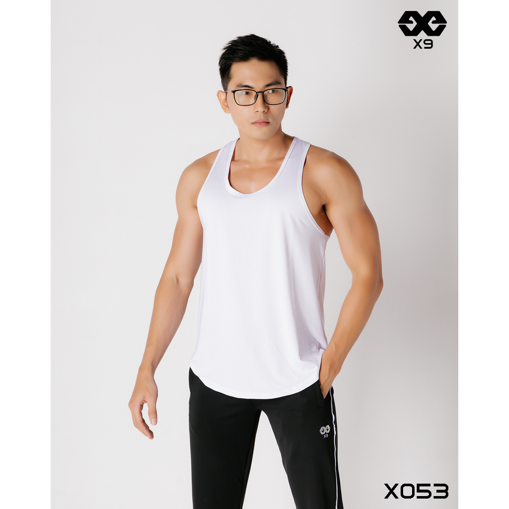 Áo Ba Lỗ X9 In Sau Lưng Form Rộng Thể Thao Tập Gym Nam - X9 Sportswear - X053