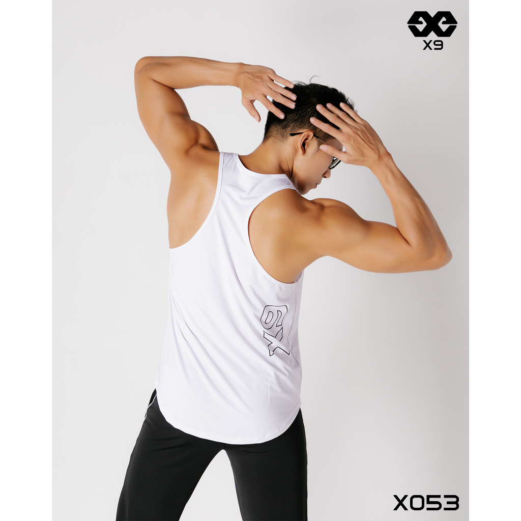 Áo Ba Lỗ X9 In Sau Lưng Form Rộng Thể Thao Tập Gym Nam - X9 Sportswear - X053