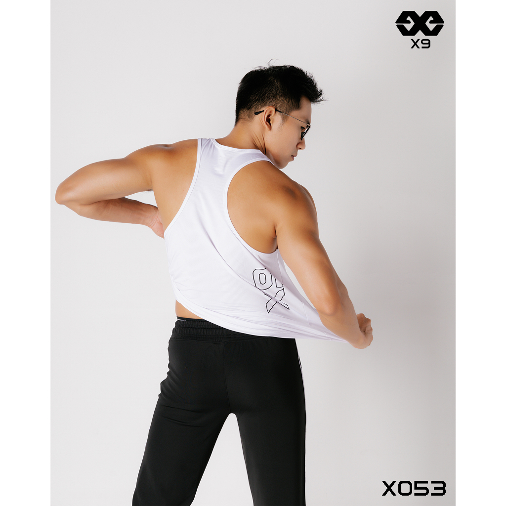 Áo Ba Lỗ X9 In Sau Lưng Form Rộng Thể Thao Tập Gym Nam - X9 Sportswear - X053