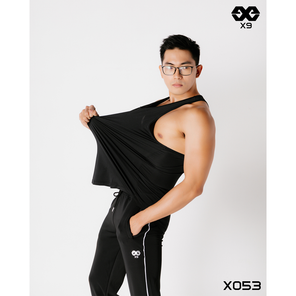 Áo Ba Lỗ X9 In Sau Lưng Form Rộng Thể Thao Tập Gym Nam - X9 Sportswear - X053
