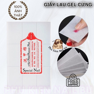 Giấy lau gel loại cứng không xơ lông