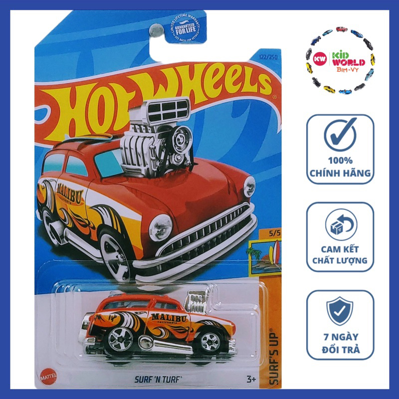 Xe mô hình Hot Wheels basic Surf 'N Turf HKJ35.
