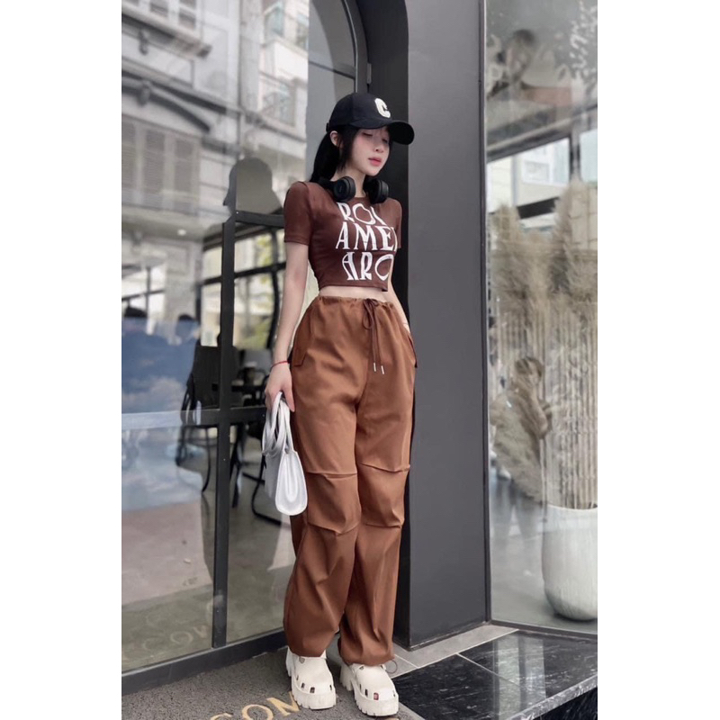 Sét Áo Gân Quần Lụa Mặc Đi Chơi Thì Đúng Đỉnh Luôn