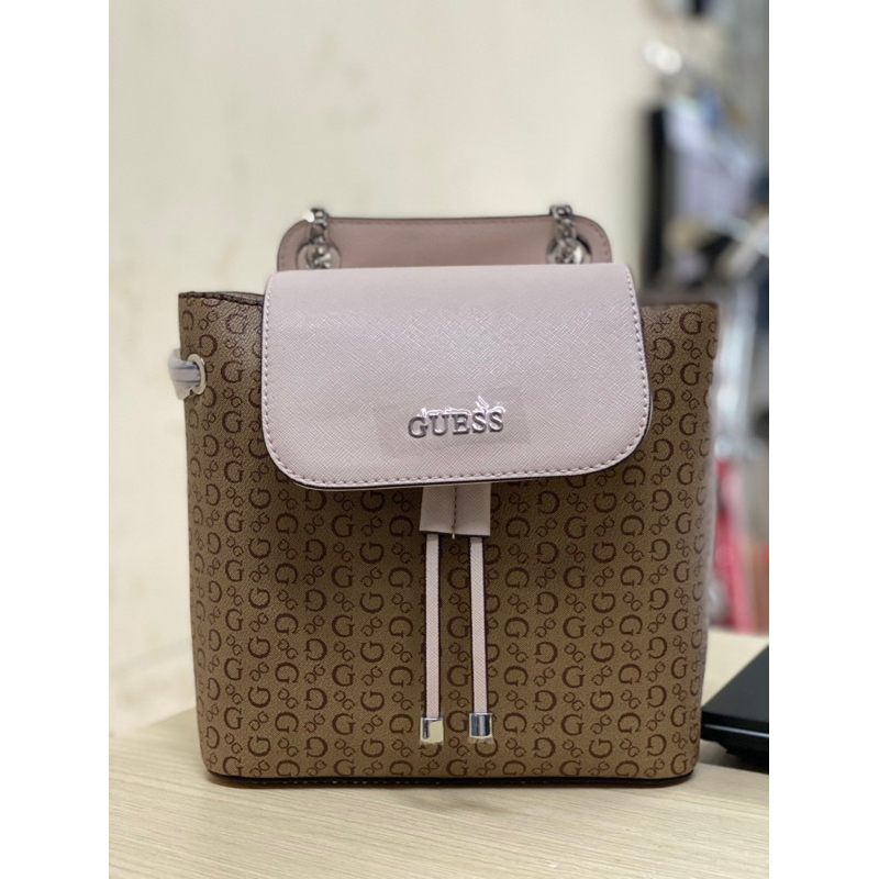 BALÔ GUESS TATIANA LOGO BROWN/PINK