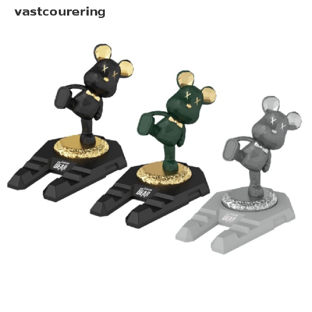 Giá Đỡ Điện Thoại Máy Tính Bảng Hình Gấu Kungfu Dễ Thương Dùng Trang Trí Phòng