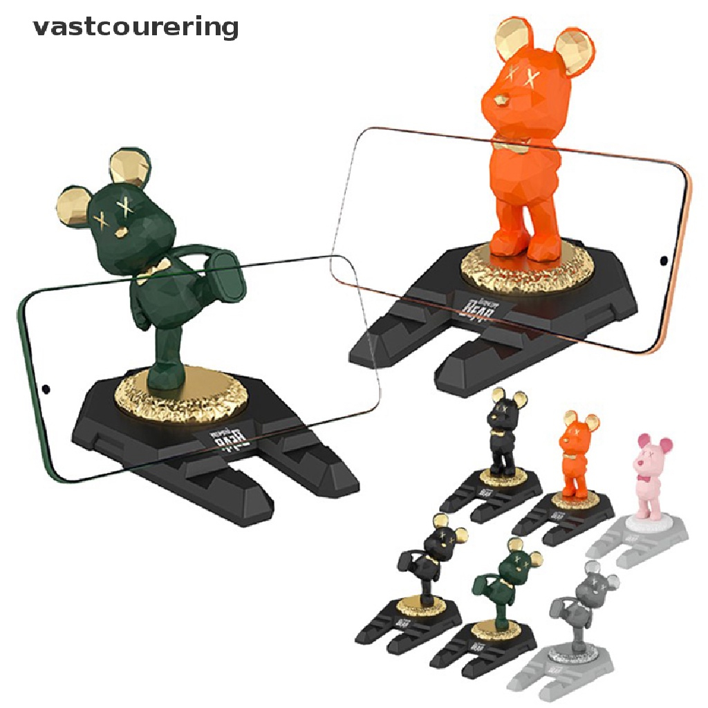 Giá Đỡ Điện Thoại Máy Tính Bảng Hình Gấu Kungfu Dễ Thương Dùng Trang Trí Phòng