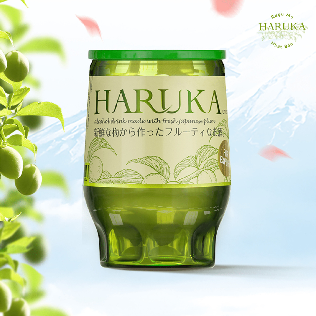 Nước Mơ Nhật Bản Haruka 180ml Umeshu Mơ Ngâm Lên Men Ngon Ngọt Đậm Vị Dành Cho Phụ Nữ