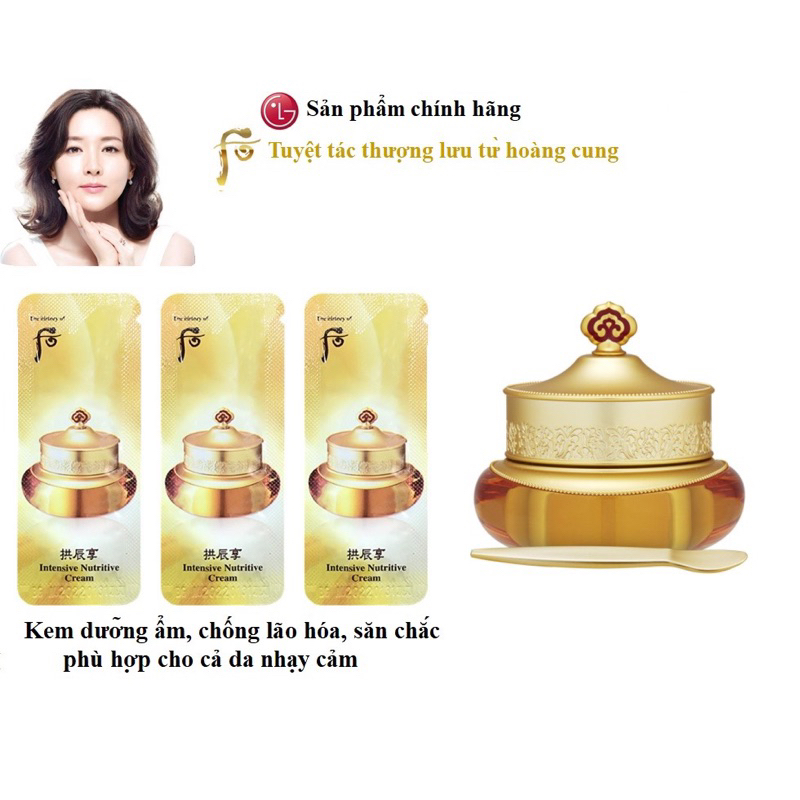 Kem Dưỡng Ẩm Intensive Nutritive Cream Whoo date 2025(1 gói)