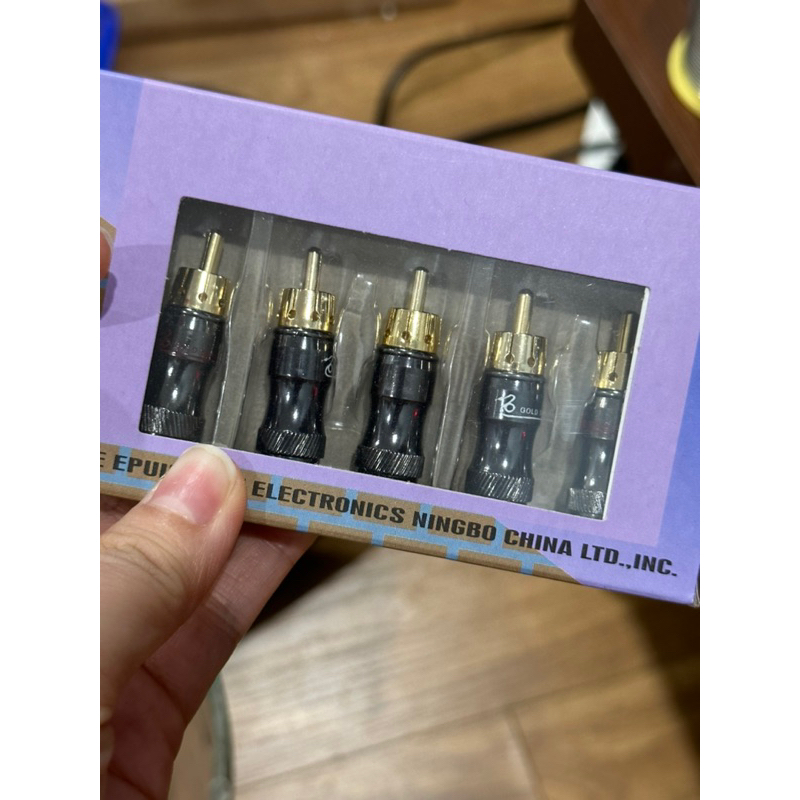 Giắc hoa sen Jack RCA / AV Snake ghi mạ vàng