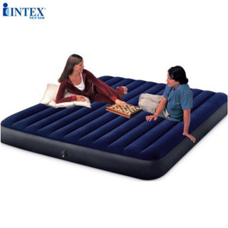 Đệm hơi đơn công nghệ mới INTEX đủ size - Kèm bơm điện