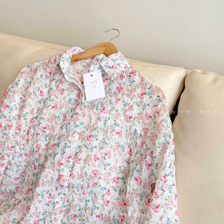 Áo sơ mi - Sơmi in hoa (Printed floral bloom shirt ) made by Mow Studio
