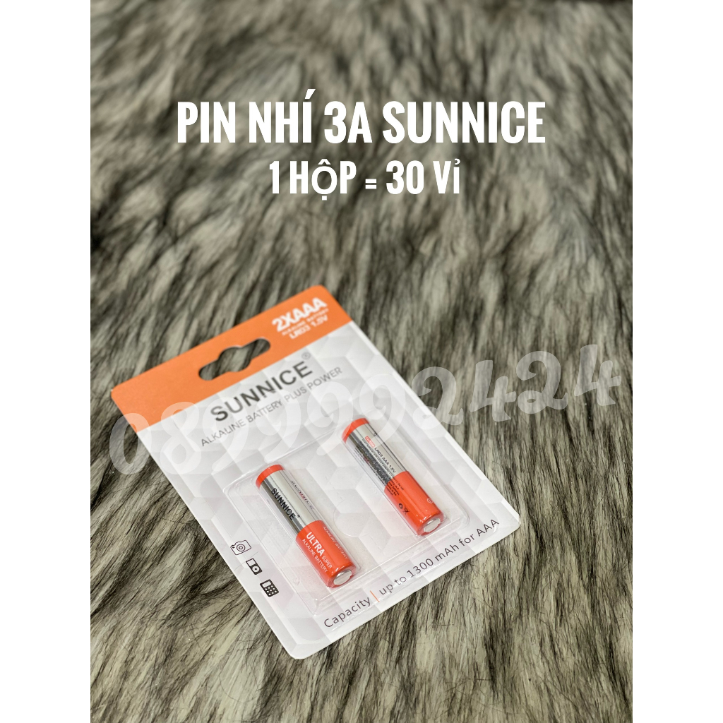 PIN VỈ AA-AAA, PIN TIỂU - NHÍ SUNNICE HÀNG CHÍNH HÃNG