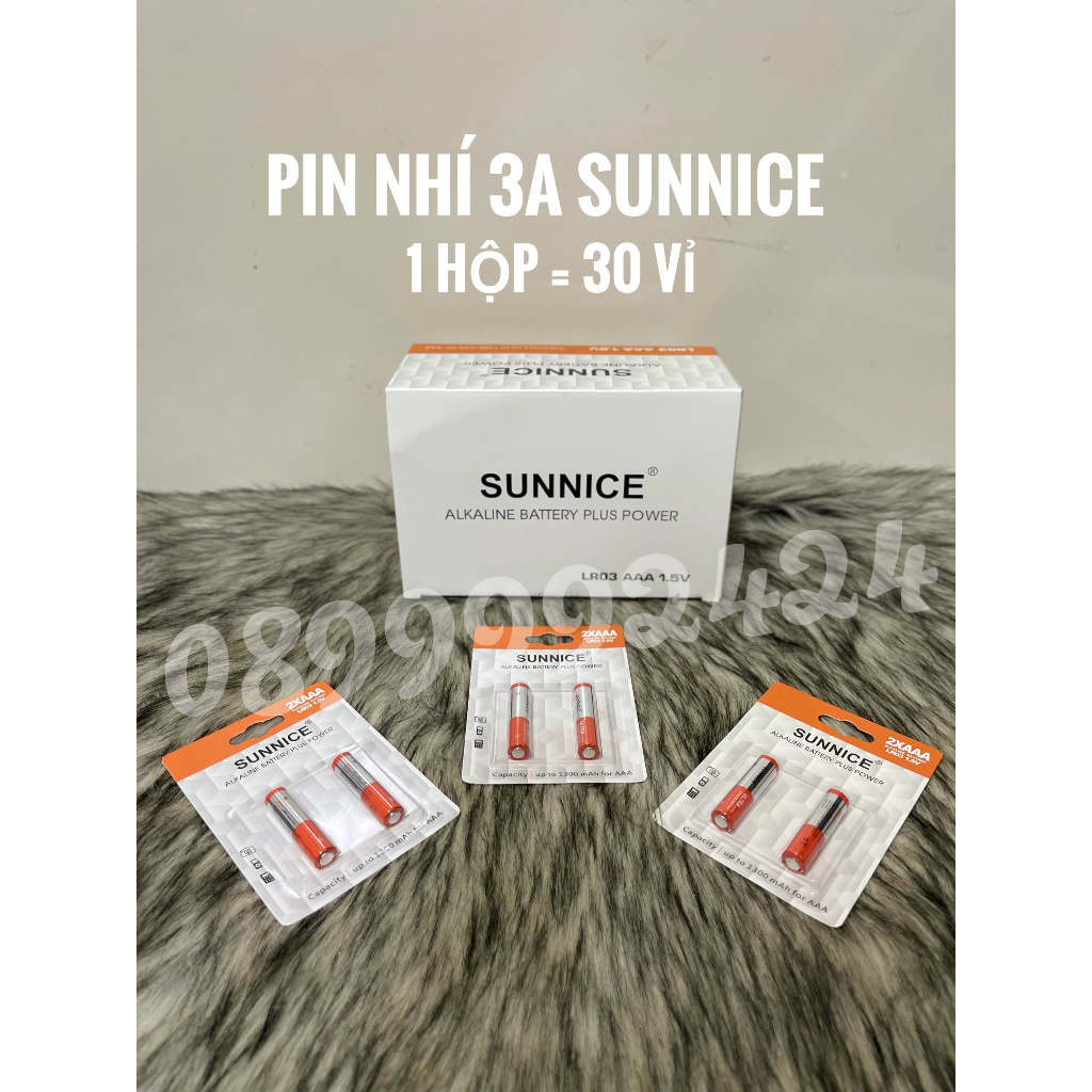 PIN VỈ AA-AAA, PIN TIỂU - NHÍ SUNNICE HÀNG CHÍNH HÃNG