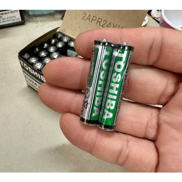 Pin tiểu AAA Toshiba đen R03UG Super Heavy Duty 1.5V  - Hàng chính hãng