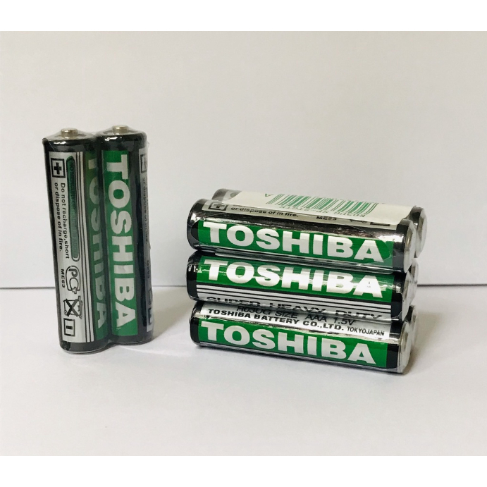 Pin tiểu AAA Toshiba đen R03UG Super Heavy Duty 1.5V  - Hàng chính hãng