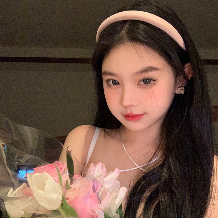 Băng đô cài tóc satin nhẹ nhàng dễ thương