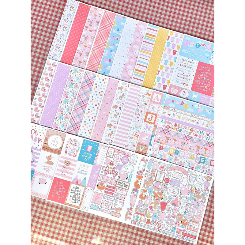 GIẤY HOẠ TIẾT 20x20cm - trang trí KHUNG ẢNH, SCRAPBOOK, LOVEBOX
