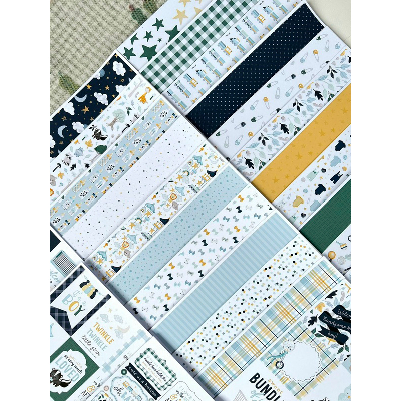 GIẤY HOẠ TIẾT 20x20cm - trang trí KHUNG ẢNH, SCRAPBOOK, LOVEBOX