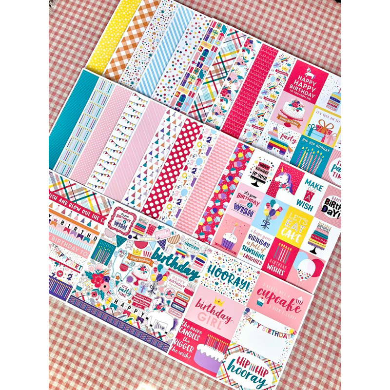 GIẤY HOẠ TIẾT 20x20cm - trang trí KHUNG ẢNH, SCRAPBOOK, LOVEBOX