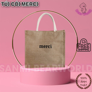 Túi cói Merci phong cách Vintage Hàng loại 1