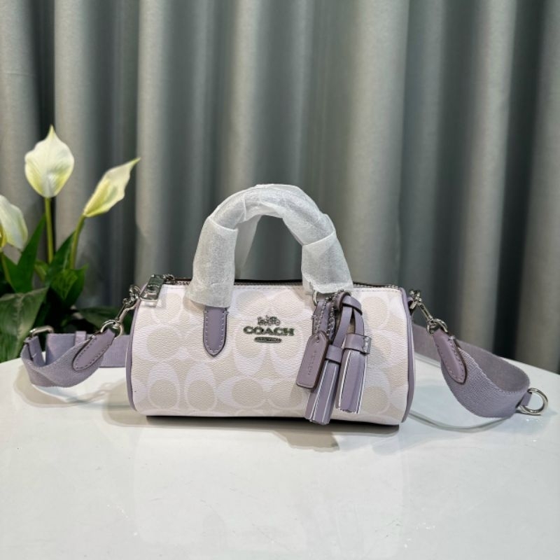 ✨✨Lacey Crossbody In Signature Canvas✨✨CB874🌟Mẫu coach mới dáng trống mini vô cùng xinh xắn