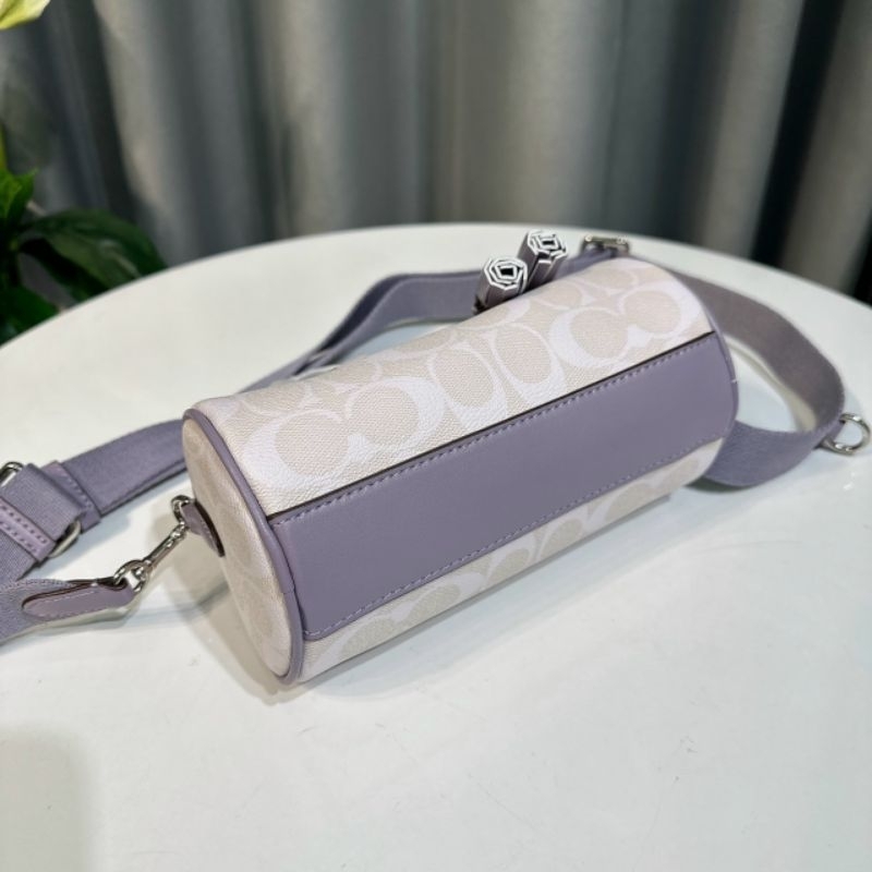 ✨✨Lacey Crossbody In Signature Canvas✨✨CB874🌟Mẫu coach mới dáng trống mini vô cùng xinh xắn