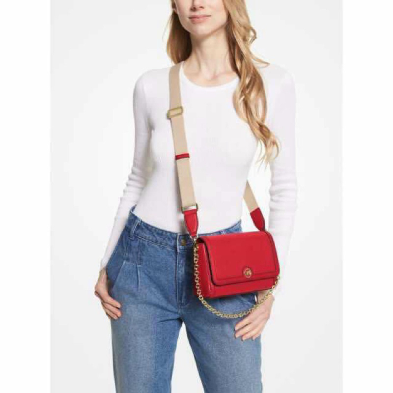 ❤️RẺ NHẤT SHOPEE❤️TÚI MK MÀU ĐỎ CHẤT DA THẬT
