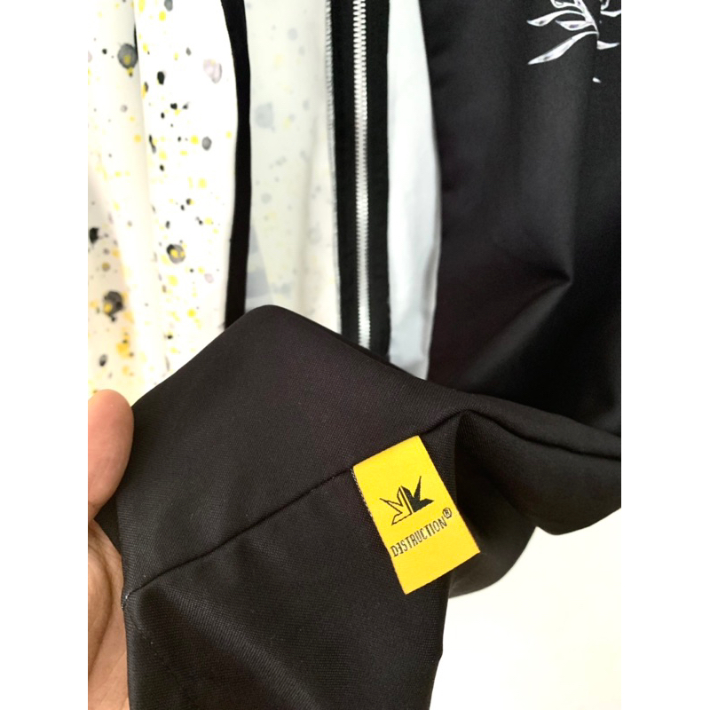 Áo Khoác Sơ Mi Unisex Form Rộng Oversize Ngắn Tay Kéo Khoá Lưng DESTRUCTION Hàng Local Brand Siêu Đẹp Kimono Nam Nữ