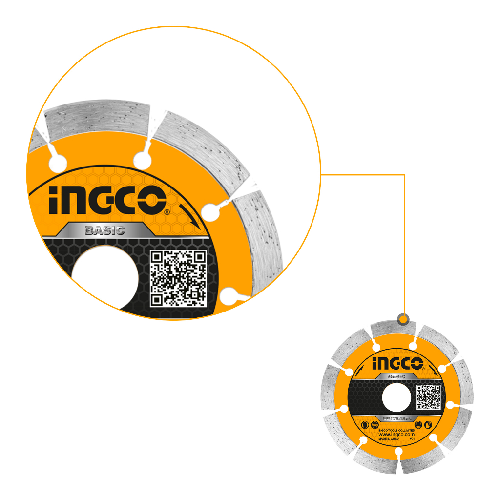 INGCO DMD011102M Đĩa cắt gạch khô  110mm