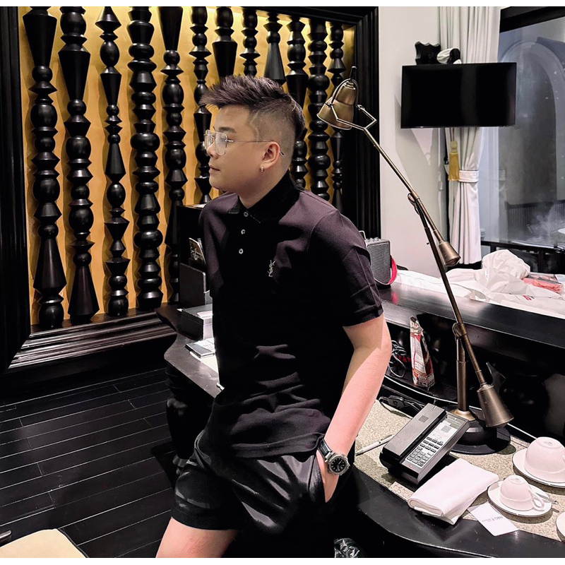 Áo POLO cổ bẻ Y.SL phong cách sang trọng, lịch sự quý phái