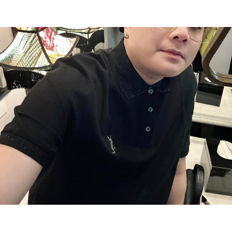 Áo POLO cổ bẻ Y.SL phong cách sang trọng, lịch sự quý phái