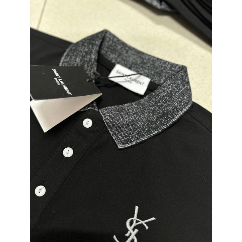 Áo POLO cổ bẻ Y.SL phong cách sang trọng, lịch sự quý phái