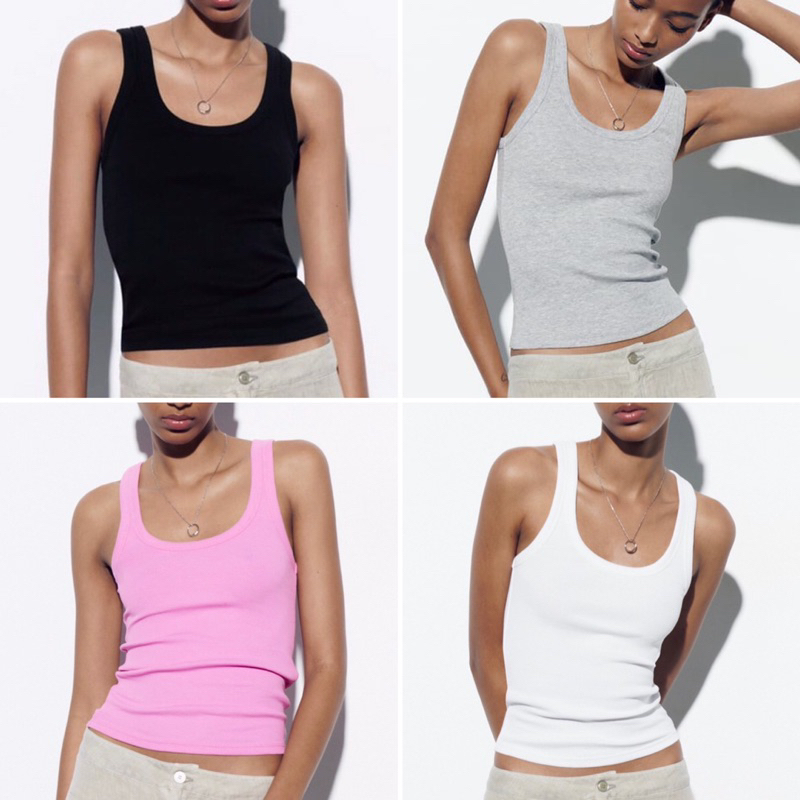 Áo ba lỗ thun gân ZR