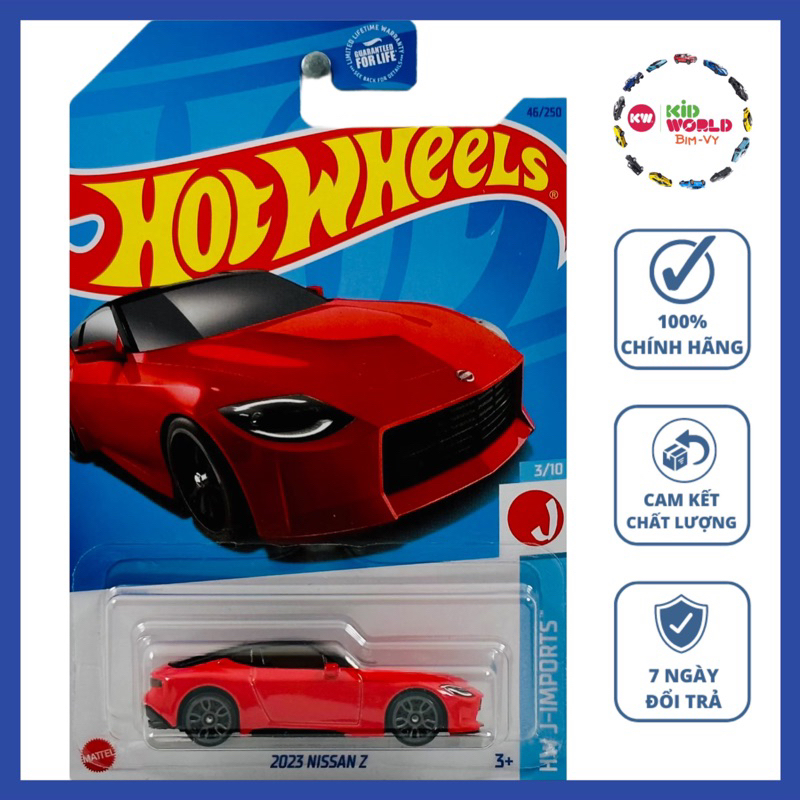 Xe mô hình Hot Wheels basic 2023 Nissan Z HKK64.