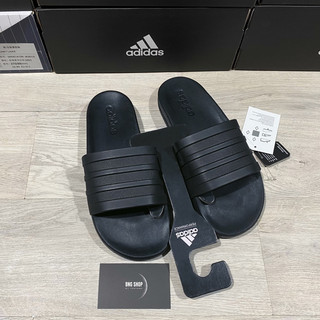 DÉP ADIDAS FULL ĐEN ADILETTE COMFORT - Dép đế mềm, cloudfoam, êm, full box