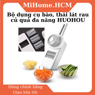 Bộ dụng cụ bào, thái lát rau củ quả đa năng HUOHOU