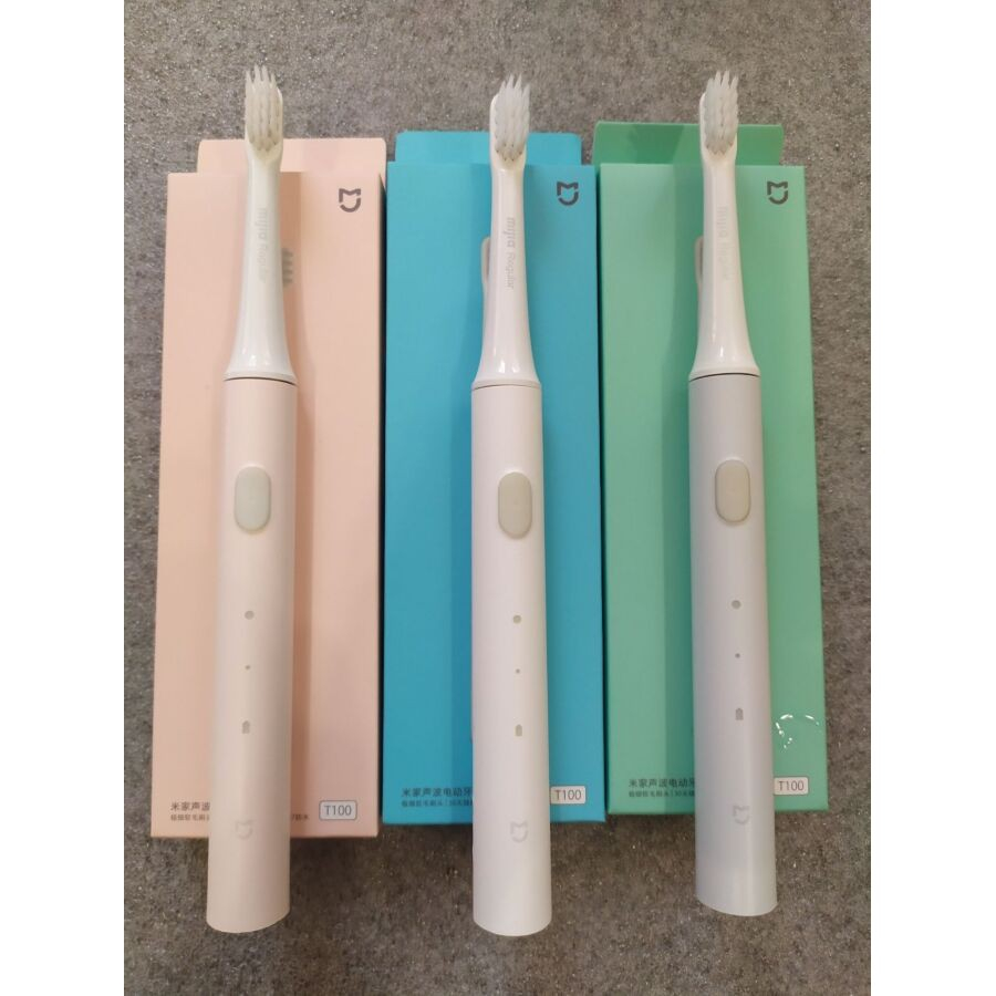 Bàn chải điện xiaomi Mijia T100 pin sạc kháng nước ipx7 bảo vệ nướu bàn chải đánh răng điện nhẹ 46g