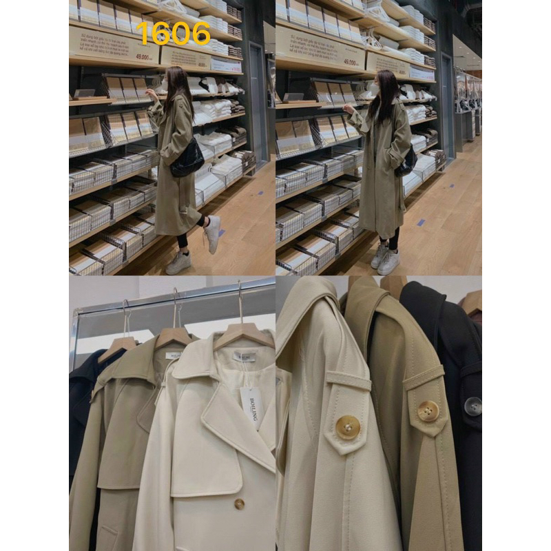 Áo khoác mangto nam nữ thời trang chất đẹp hàng quảng châu