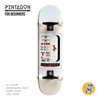 Ván Trượt Skateboard PENTAGON MINIMAL PARTS COMPLETE 8.0
