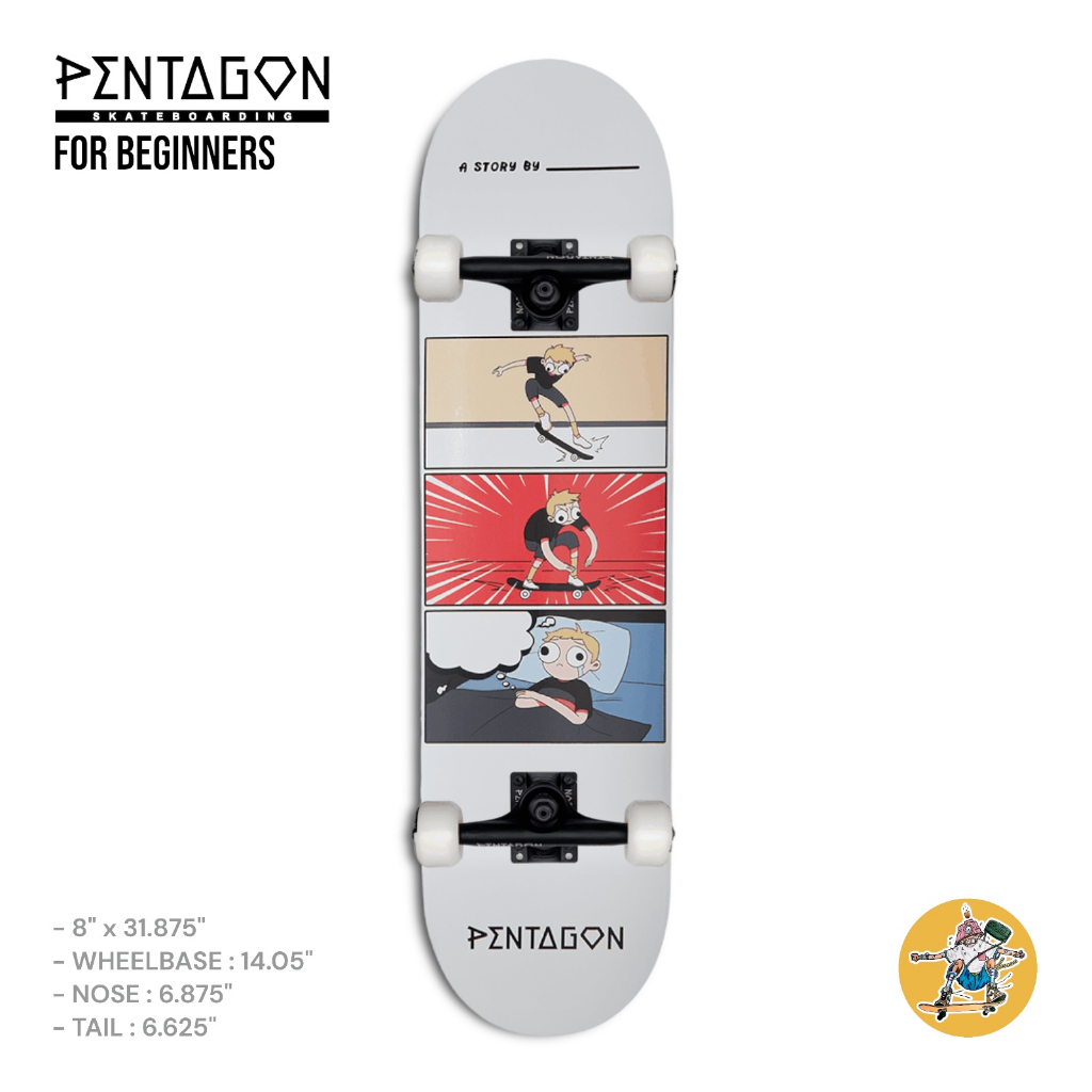 Ván Trượt Skateboard PENTAGON DREAM TRICK COMPLETE 8.0