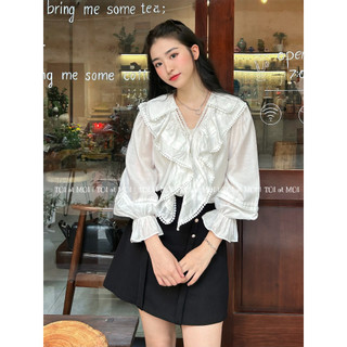 Áo bèo đũi dài tay emy shirt_toi et moi