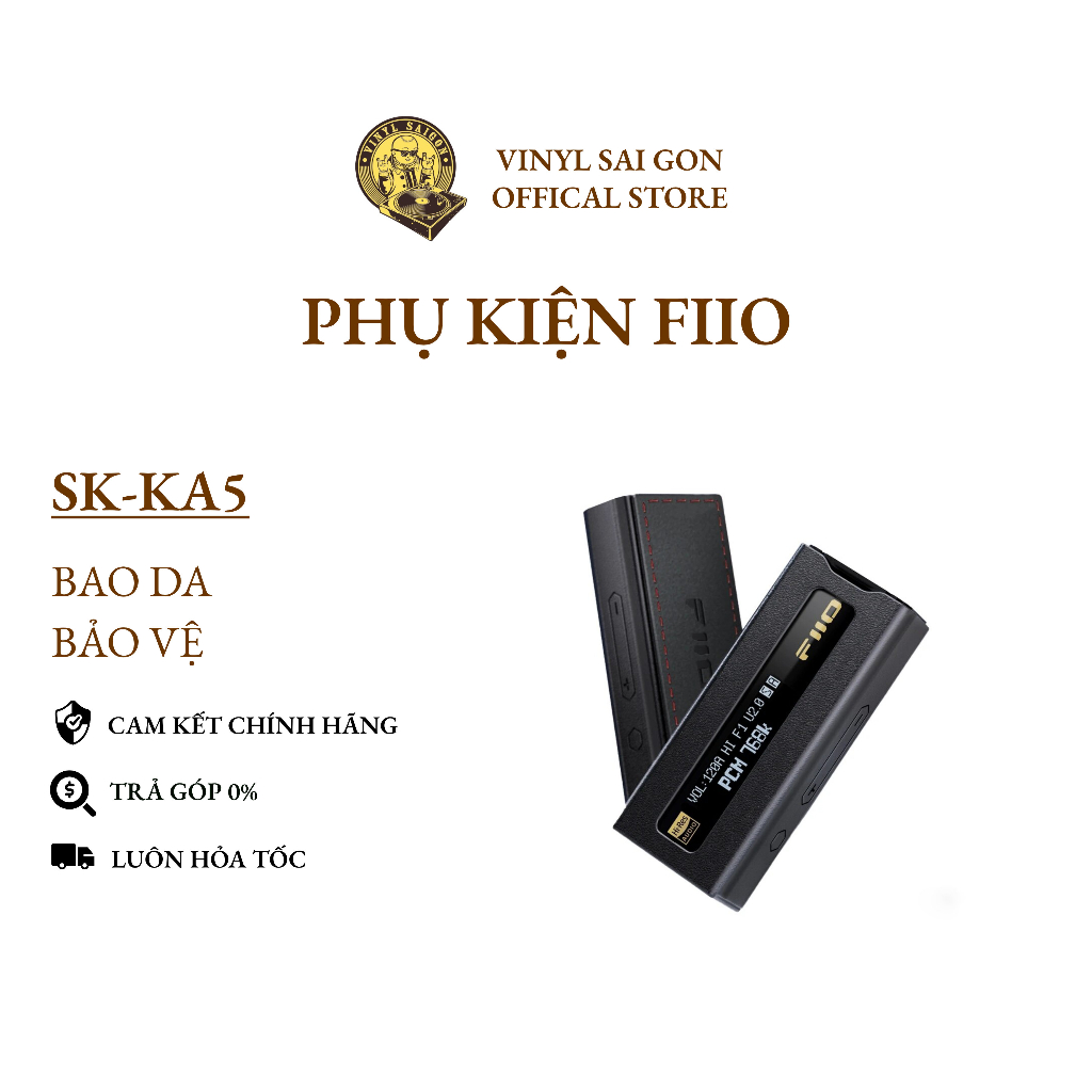 Bao Da FiiO SK-KA5 Case Bảo Vệ Dac/Amp FiiO KA5