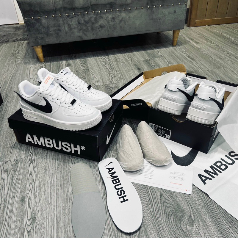 GIÀY A’F1 L’OW AMBUSSH PHANTOM BLACK WHITE LAI AU SC [ Full Box + Free Ship ]