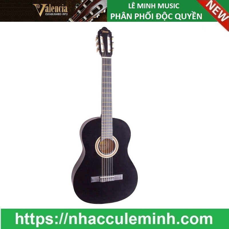 Đàn Guitar Classic Valencia VC103BK ( Size 3/4 )