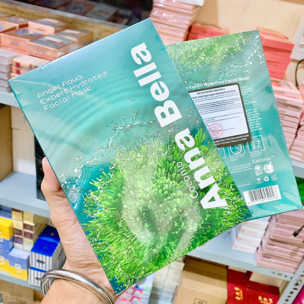 Mặt nạ dưỡng da, mặt nạ giấy trái cây dưỡng trắng cấp ẩm mờ thâm bổ sung tinh chất collagen Nội Địa Trung
