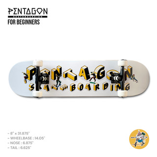 Ván Trượt Skateboard chất lượng tiêu chuẩn PENTAGON PARK COMPLETE 8.0