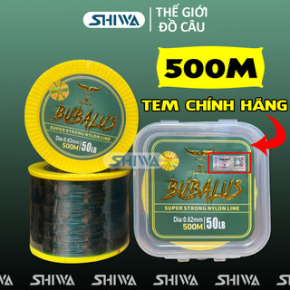 Dây cước câu cá bubalus toro 500m chính hãng - dây cước câu cá siêu bền chịu tải lớn chuyên săn hàng shiwa