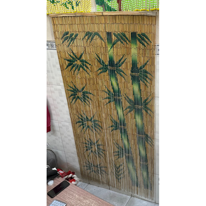 MÀN ỐNG TRÚC TRE CÓ HÌNH ĐỦ MẪU - TRÚC TRE KHÔNG HÌNH TREO CỬA - MÀNH RÈM ỐNG TRÚC TRE