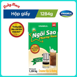 Sữa đặc có đường Ngôi sao Phương Nam Xanh lá hộp giấy 380g/1,284g